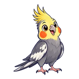 Ilustração de Calopsita