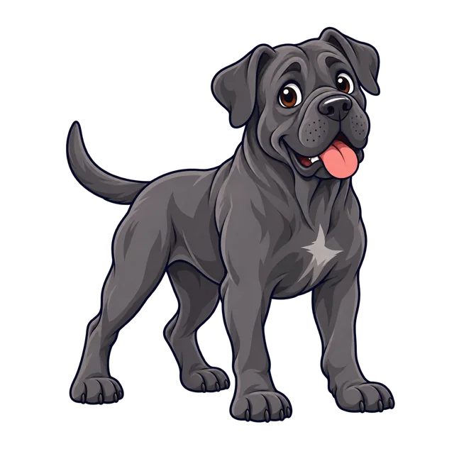 Ilustração de Cane Corso
