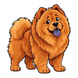 Ilustração de Chow Chow