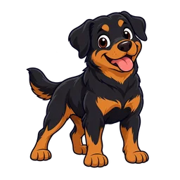 Ilustração de Rottweiler