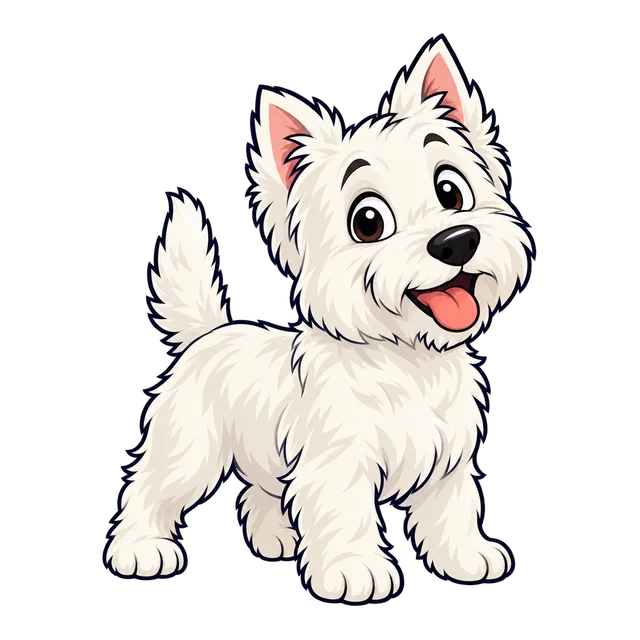 Ilustração de Westie