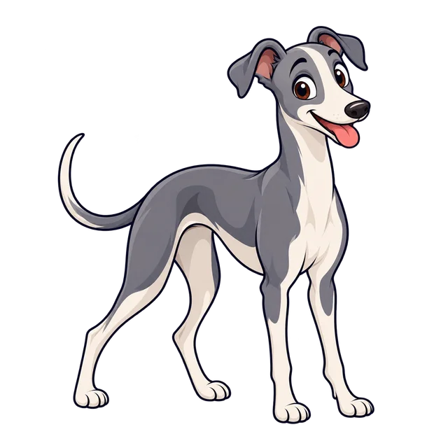 Ilustração de Whippet