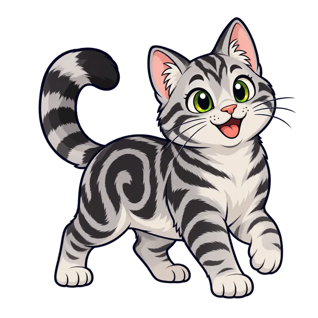 Ilustração de American Shorthair