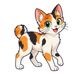 Ilustração de Bobtail Japonês